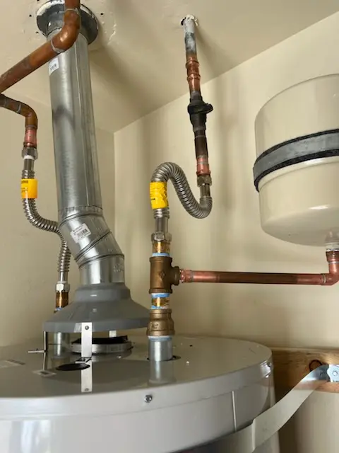 Water heater installation and plumbing repair in Winningham Farm